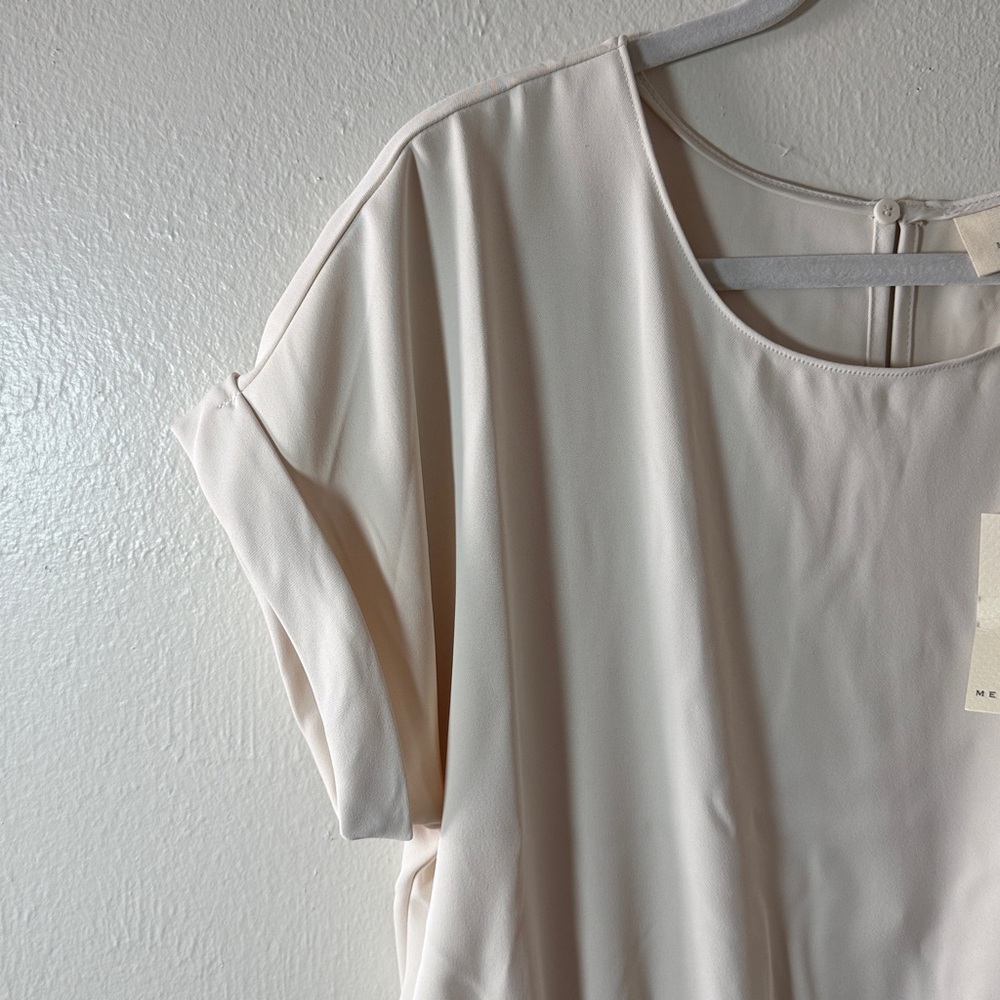 MELLODAY Top with Black Tie Detail - Picture 4 of 8